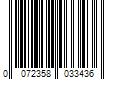 Barcode Image for UPC code 0072358033436