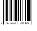 Barcode Image for UPC code 00723830014060