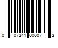 Barcode Image for UPC code 007241000073