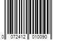 Barcode Image for UPC code 0072412010090