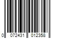 Barcode Image for UPC code 0072431012358