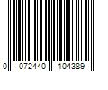 Barcode Image for UPC code 0072440104389