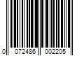 Barcode Image for UPC code 0072486002205