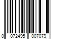 Barcode Image for UPC code 0072495007079