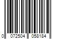 Barcode Image for UPC code 0072504058184