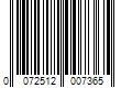 Barcode Image for UPC code 0072512007365