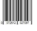 Barcode Image for UPC code 0072512027097