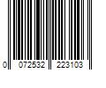 Barcode Image for UPC code 0072532223103