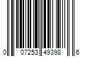 Barcode Image for UPC code 007253493986