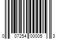 Barcode Image for UPC code 007254000053