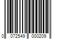 Barcode Image for UPC code 0072549000209