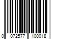 Barcode Image for UPC code 0072577100018