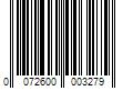 Barcode Image for UPC code 0072600003279