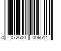 Barcode Image for UPC code 0072600006614