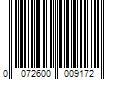 Barcode Image for UPC code 0072600009172