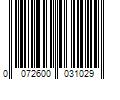 Barcode Image for UPC code 0072600031029