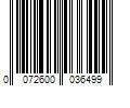 Barcode Image for UPC code 0072600036499