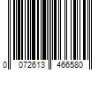 Barcode Image for UPC code 0072613466580