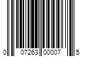 Barcode Image for UPC code 007263000075