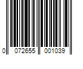 Barcode Image for UPC code 0072655001039