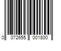 Barcode Image for UPC code 0072655001800