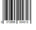 Barcode Image for UPC code 0072655004313