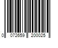 Barcode Image for UPC code 0072659200025