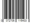 Barcode Image for UPC code 0072705115433. Product Name: Fromm Reduced Activity Senior Gold Premium Dog Food - Senior Dry Dog Food for Medium & Small Breeds - Chicken Recipe - 15 lb 15 Pound (Pack of 1)