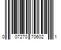 Barcode Image for UPC code 007270706021