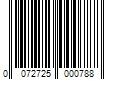 Barcode Image for UPC code 0072725000788