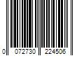 Barcode Image for UPC code 0072730224506