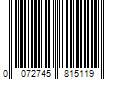 Barcode Image for UPC code 0072745815119