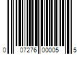 Barcode Image for UPC code 007276000055