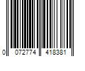 Barcode Image for UPC code 0072774418381