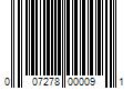 Barcode Image for UPC code 007278000091