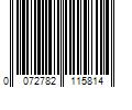 Barcode Image for UPC code 0072782115814