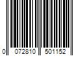 Barcode Image for UPC code 0072810501152