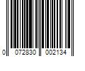 Barcode Image for UPC code 0072830002134