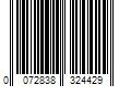 Barcode Image for UPC code 0072838324429