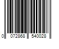 Barcode Image for UPC code 0072868540028