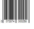 Barcode Image for UPC code 0072874300258