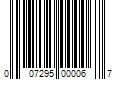 Barcode Image for UPC code 007295000067