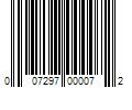 Barcode Image for UPC code 007297000072