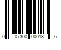 Barcode Image for UPC code 007300000136