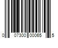 Barcode Image for UPC code 007300000655