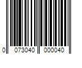 Barcode Image for UPC code 0073040000040