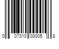 Barcode Image for UPC code 007310000058