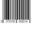 Barcode Image for UPC code 0073100002014