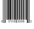 Barcode Image for UPC code 007316000052