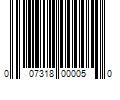 Barcode Image for UPC code 007318000050